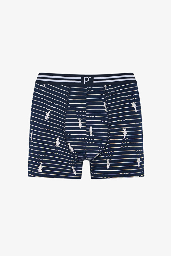 Erkek Renkli Wild Sea Çoklu Boxer - 2
