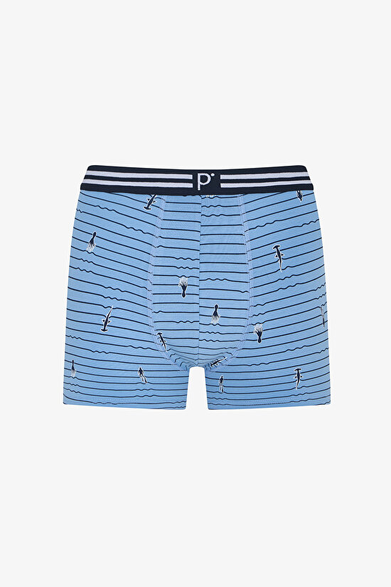 Erkek Renkli Wild Sea Çoklu Boxer - 3