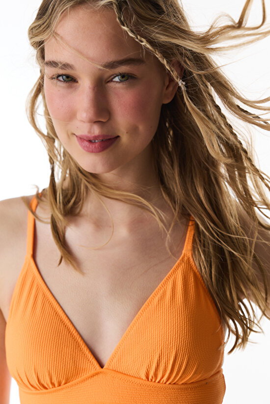 Açık Turuncu Aisha Bralet Bikini Üstü - 3