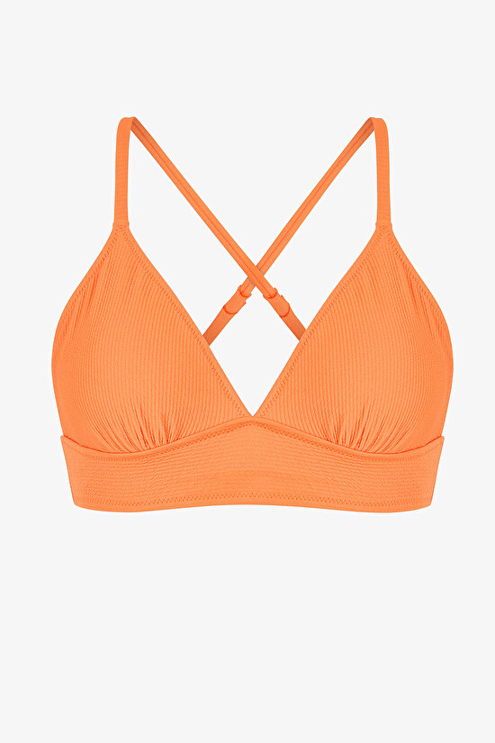 Açık Turuncu Aisha Bralet Bikini Üstü - 7