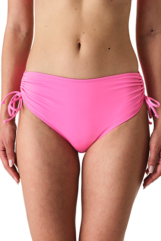 Light Pink High Ring Bikini Bottom - 1