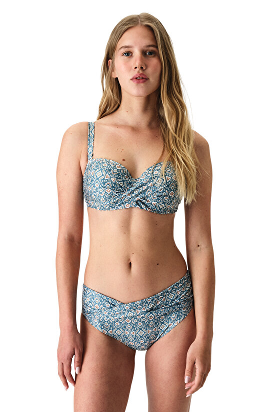 Multicolor Beatriz Twist Bikini Bottom - 3