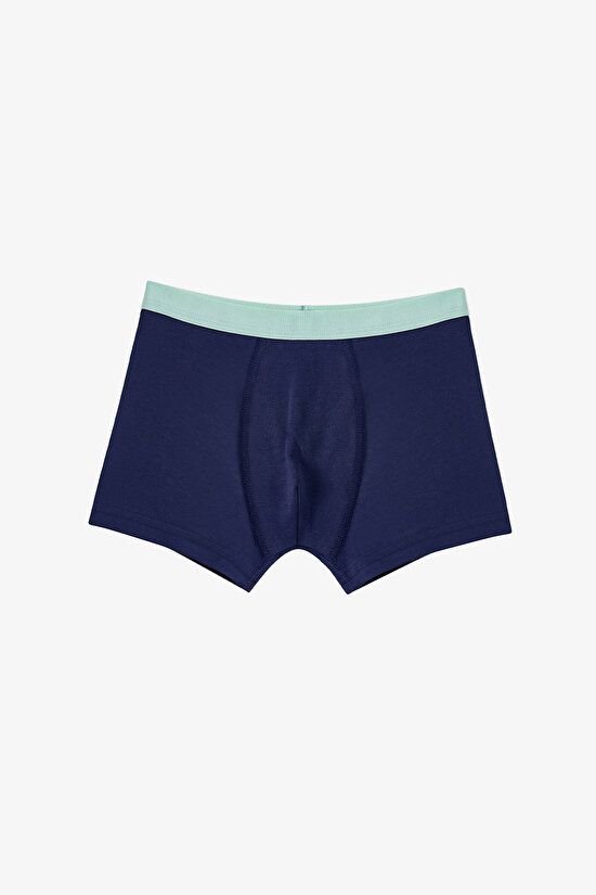 Mavi Erkek Çocuk Fishy Friends 3'lü Boxer - 4