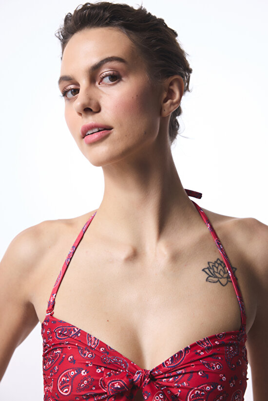 Bandana Strapless Multi Colour Bikini Top Bandana Strapless Multi Colour Bikini Top - 4