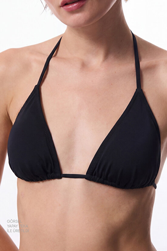 Black Triangle Bikini Top - 3