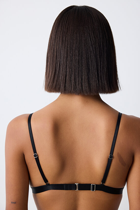 Stone Üçgen Siyah Sütyen - 5