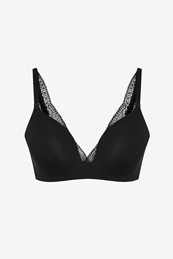 Eliza Non Wired Push Up Siyah Sütyen - 7