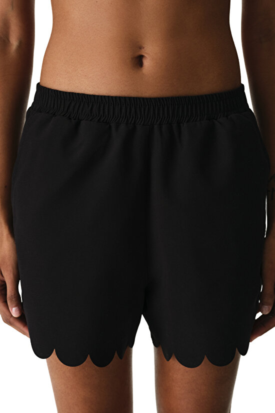 Black Laser Swim Shorts - 1