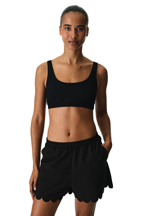 Black Laser Swim Shorts - 2