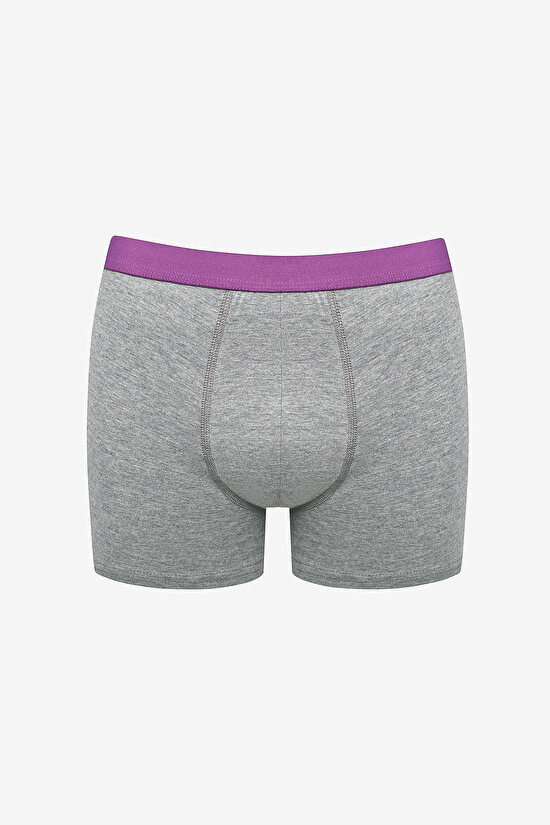 Color Belt 3lü Gri Boxer - 4