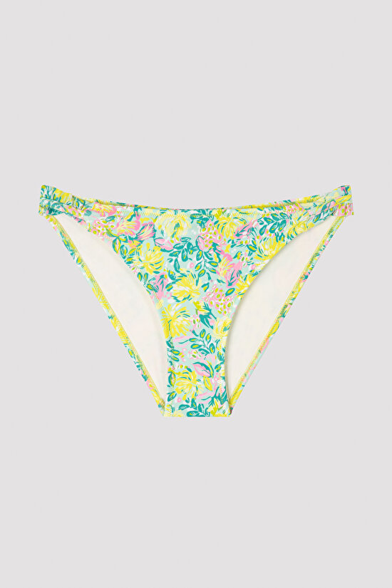 Çok Renkli Grace Çiçek Desenli Bikini Altı - 3