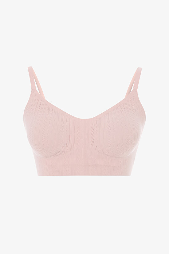 Gül Kurusu Dikişsiz Balensiz Çıkarılabilir Kaplı Pointel Bralet Sütyen Gül Kurusu Dikişsiz Balensiz Çıkarılabilir Kaplı Pointel Bralet Sütyen - 7