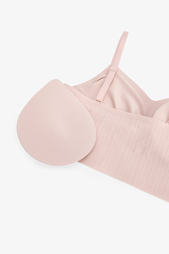 Gül Kurusu Dikişsiz Balensiz Çıkarılabilir Kaplı Pointel Bralet Sütyen Gül Kurusu Dikişsiz Balensiz Çıkarılabilir Kaplı Pointel Bralet Sütyen - 8