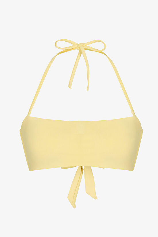 Sarı Straplez Bikini Üstü - 6