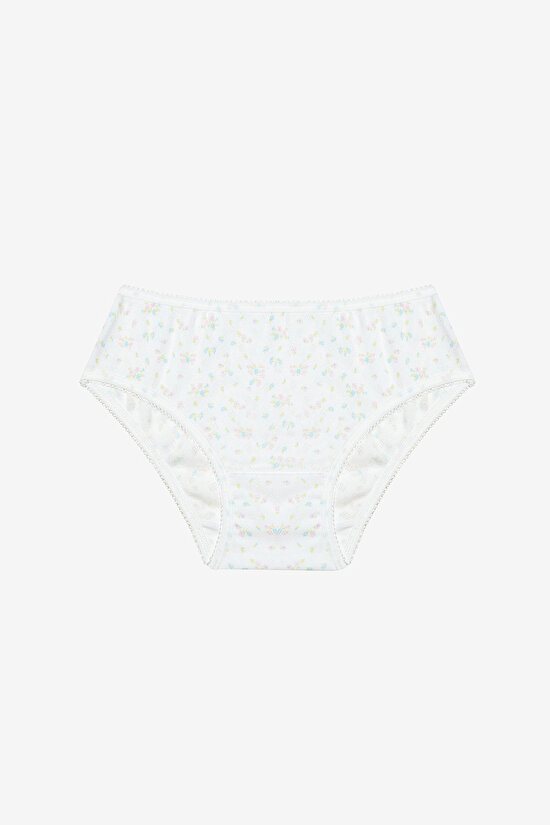 Kız Çocuk Tiny Flowers 3lü Çok Renkli Slip Külot - 3