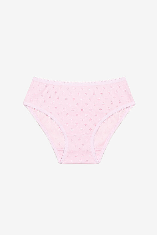 Kız Çocuk Tiny Flowers 3lü Çok Renkli Slip Külot - 4