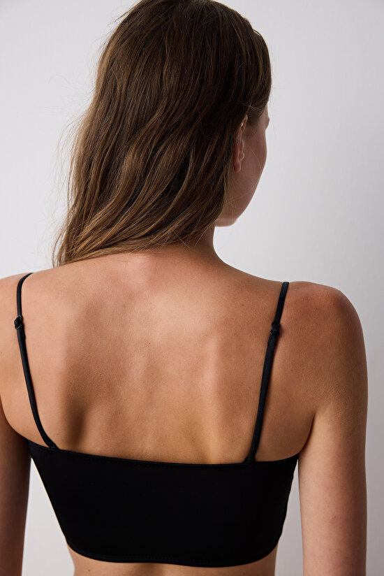 Bandeau Siyah Sütyen - 5