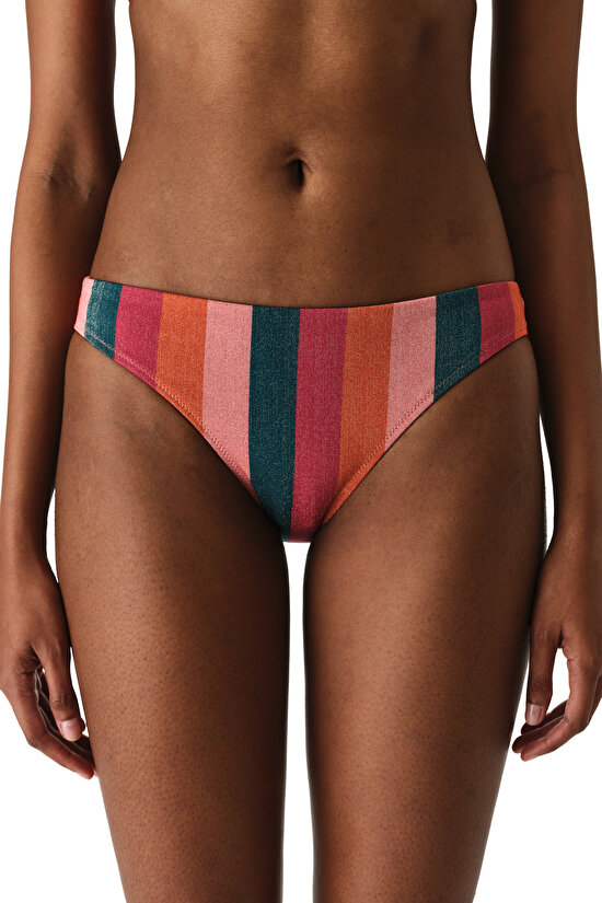 Multicolor Devin Slip Bikini Bottom