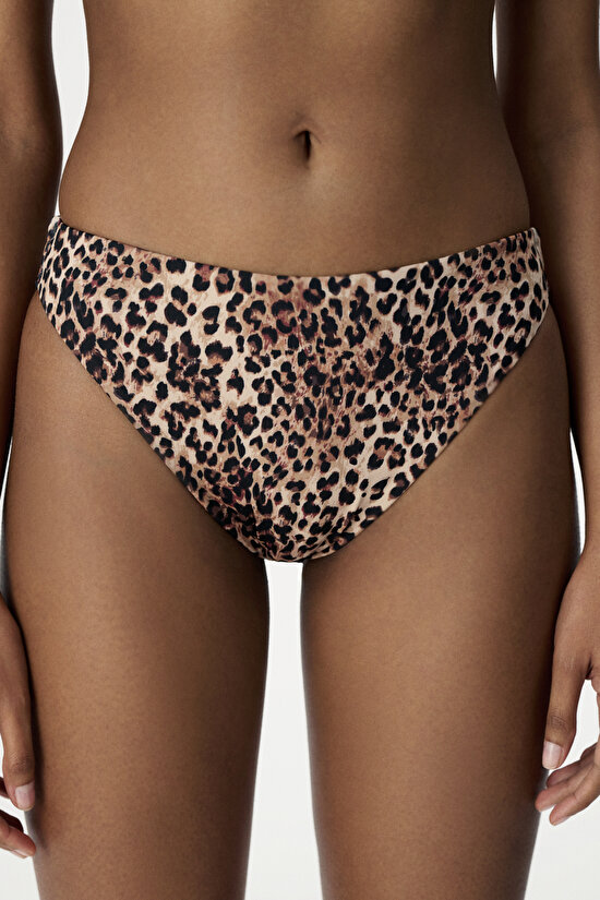 Leo High Leg Slip Bikini Bottom - 1