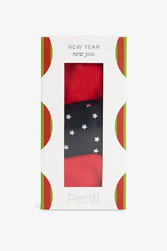 Çok Renkli Shinny Winter 3lü Brazilian Külot - 6