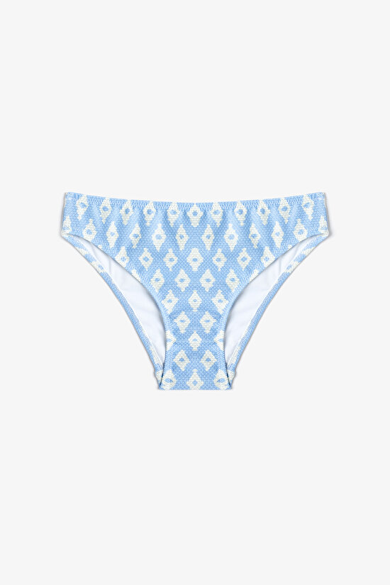 Kız Çocuk Cute Flowers Desenli Bandeau Bikini Takımı - 3