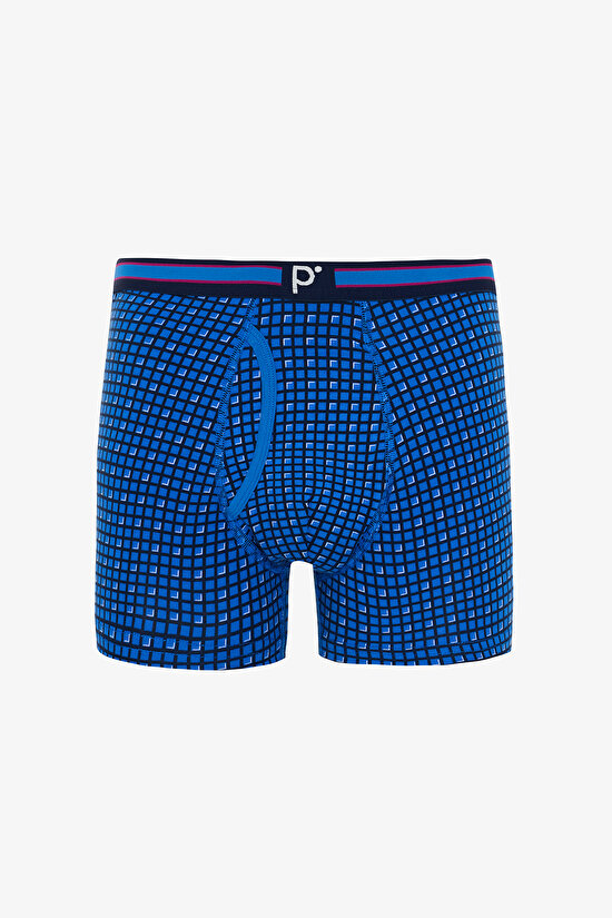 Erkek Bluedot Çizgili Organik 3'lü Boxer Erkek Bluedot Çizgili Organik 3'lü Boxer - 3