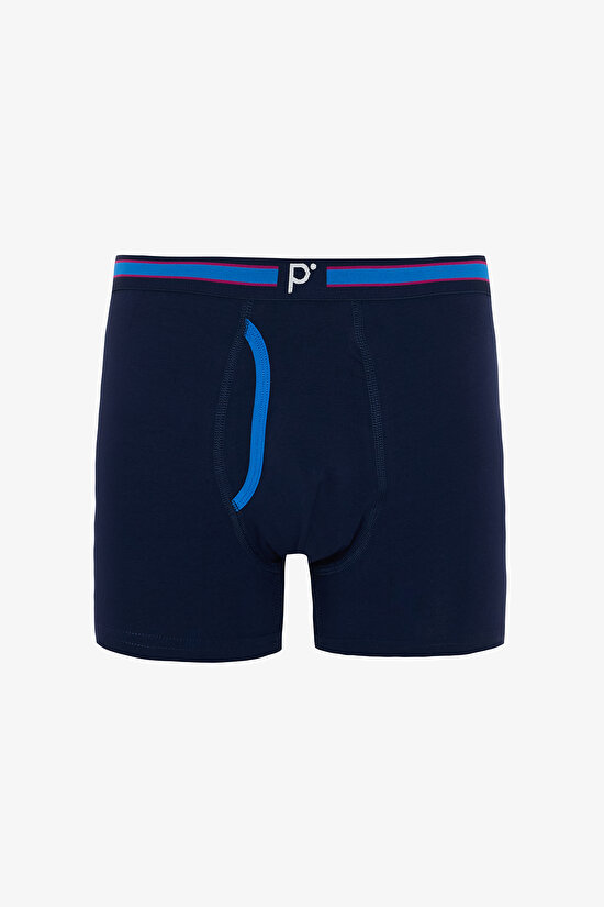 Erkek Bluedot Çizgili Organik 3'lü Boxer Erkek Bluedot Çizgili Organik 3'lü Boxer - 5