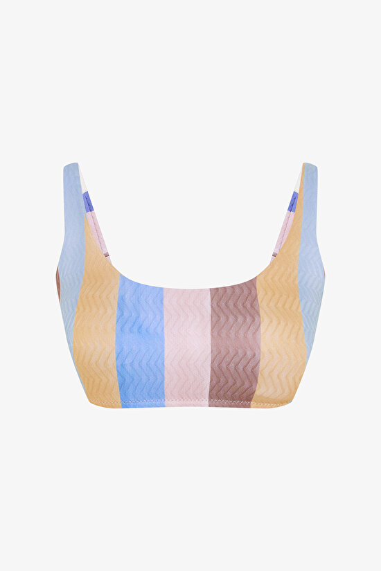 Multi Color Kiera Stripe Bikini Bikini Top Multi Color Kiera Stripe Bikini Bikini Top - 7