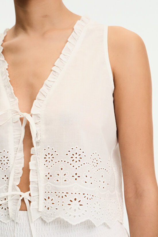 White Elliot Top - 3