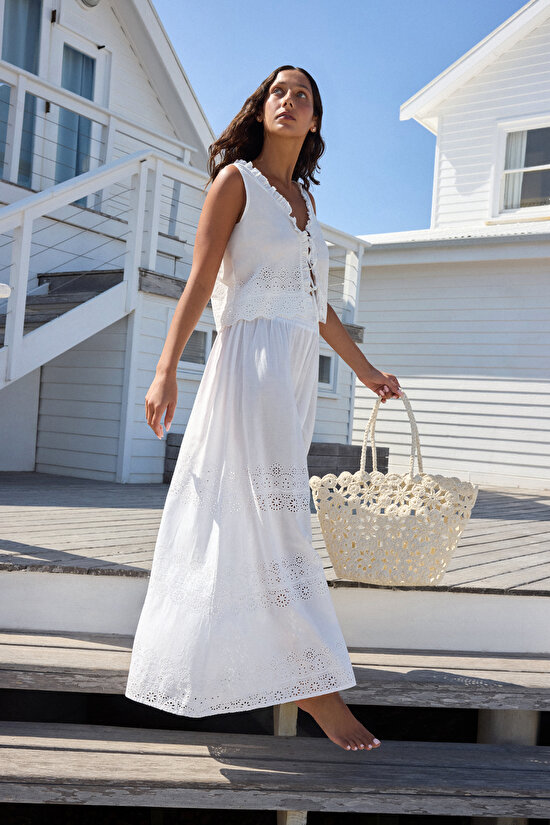 Beyaz Elliot Üst - 5