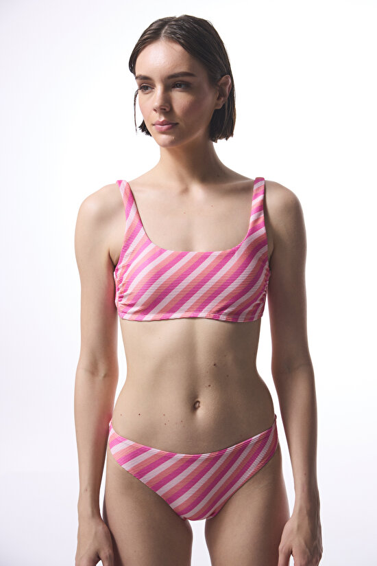 Çizgili Sura Bikini Alt - 3