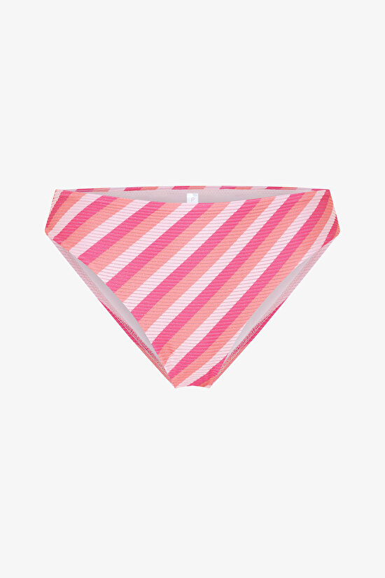 Çizgili Sura Bikini Alt - 4