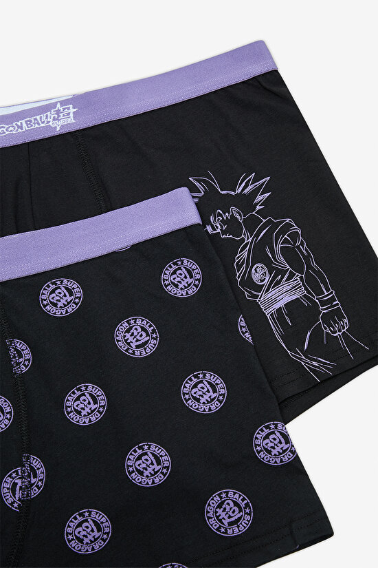 Erkek Pamuklu Lic Dragon Ball 2li Çok Renkli Boxer - 4