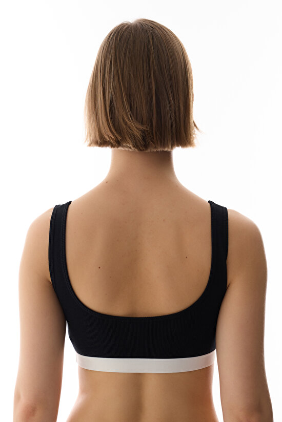 Ribbed Bra Bikini Üstü - 4