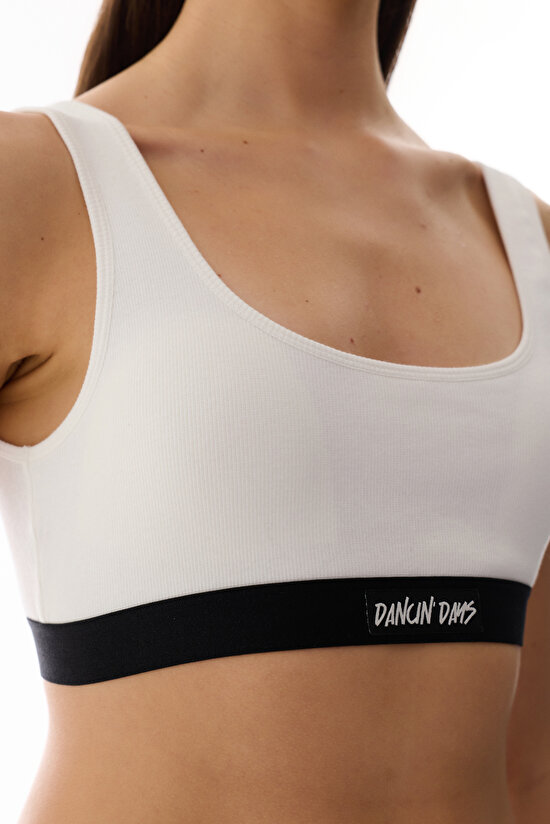 Ribbed Bra Bikini Üstü - 3