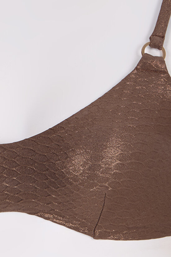 Kahverengi Are Bra Bikini Üstü - 8