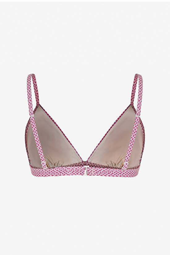 Renkli Liriane Üçgen Fit Bikini Üstü - 7