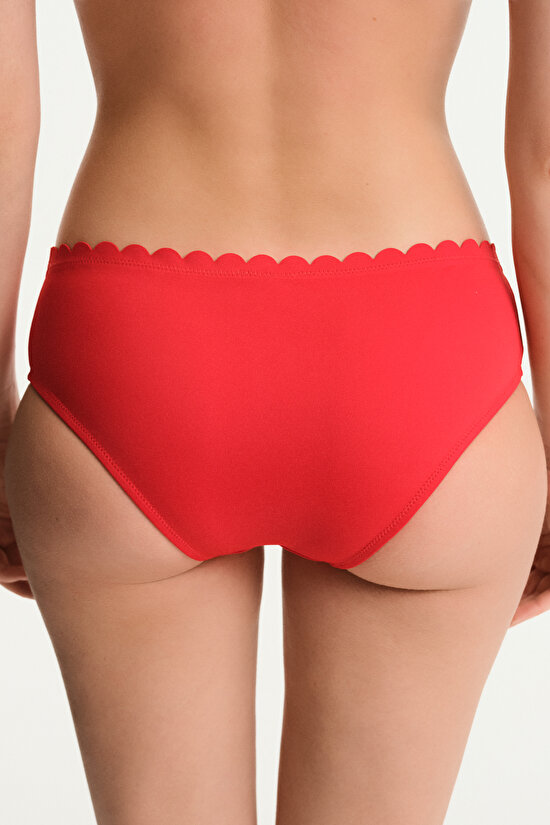 Red Peyton Hipster Bikini Bottom - 2
