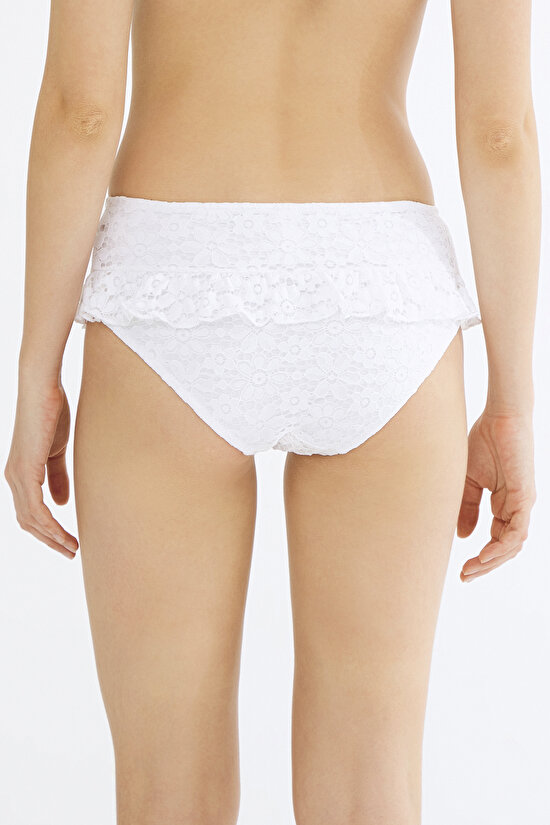 Beyaz Casey Mini Skirt Bikini Altı Beyaz Casey Mini Skirt Bikini Altı - 4