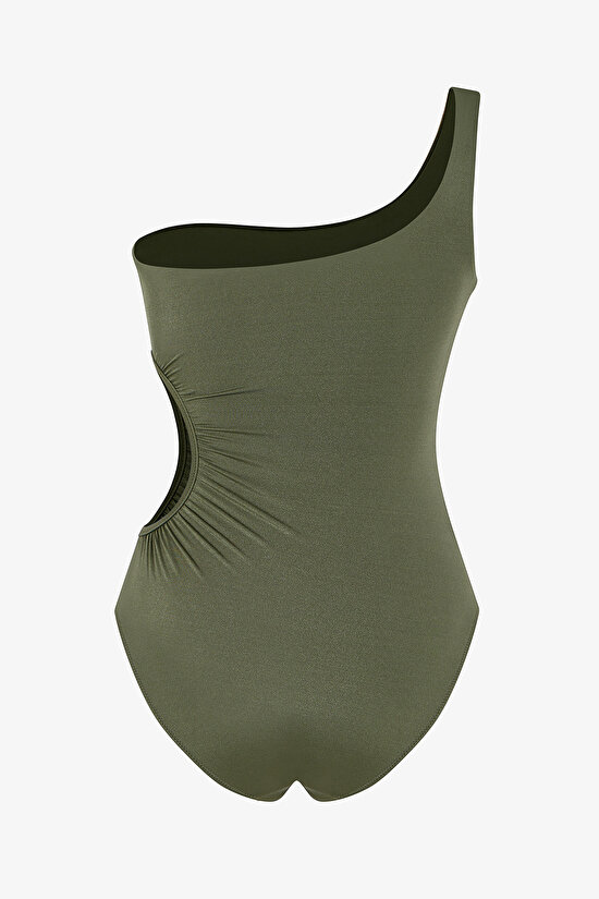 Zeytın Yeşili Marcelina Monokini - 6