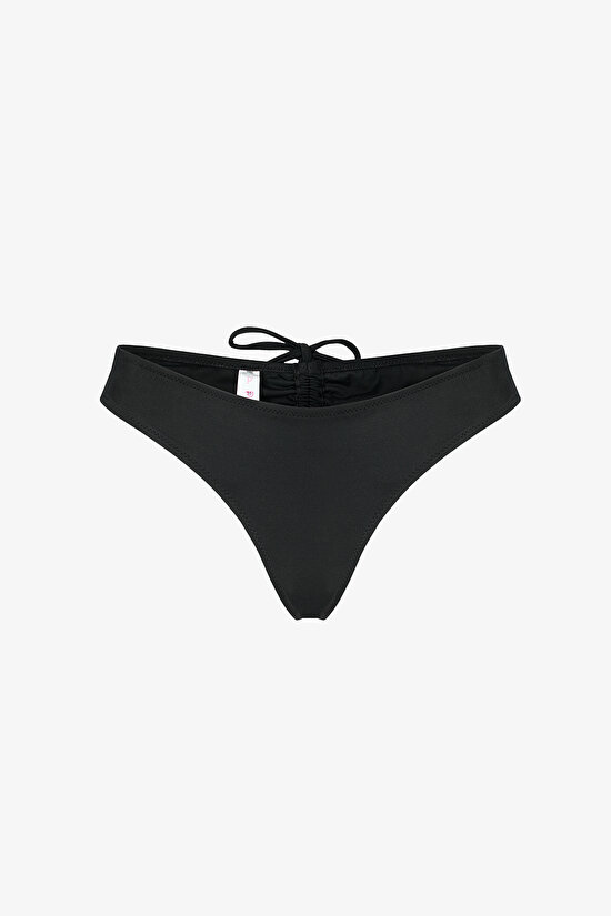 Si̇yah Cheeky Düşük Bel Bikini Altı - 1