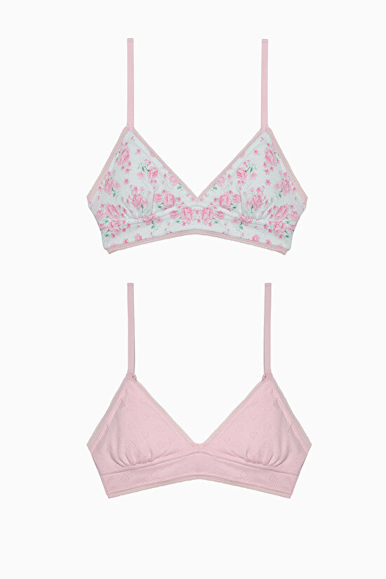 My First Bra Rose Multi Colour  2in1 Bra - 1