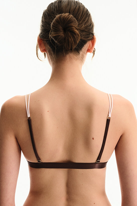 Renkli Micro Lace Triangle Sütyen - 2