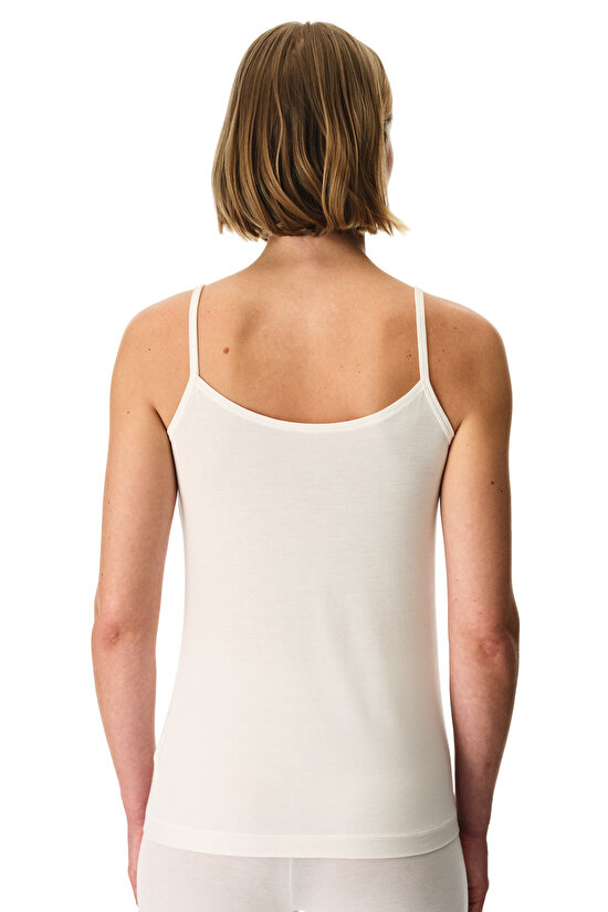 Ekru Collagen İnce Askılı Atlet - 4