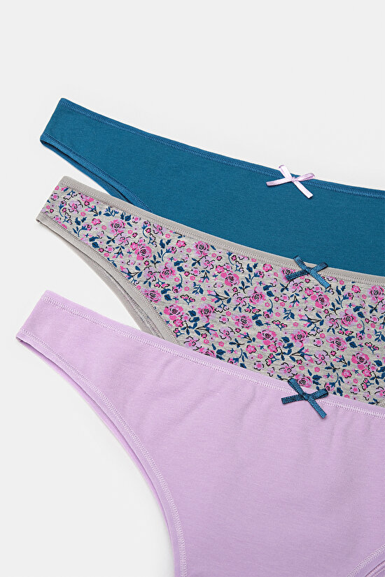 Summer Flowers 3in1 Multi Colour Brazilian - 5