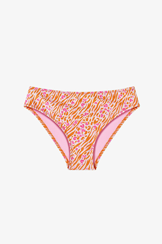 Pink Teen Safari Halter Bikini Set - 3