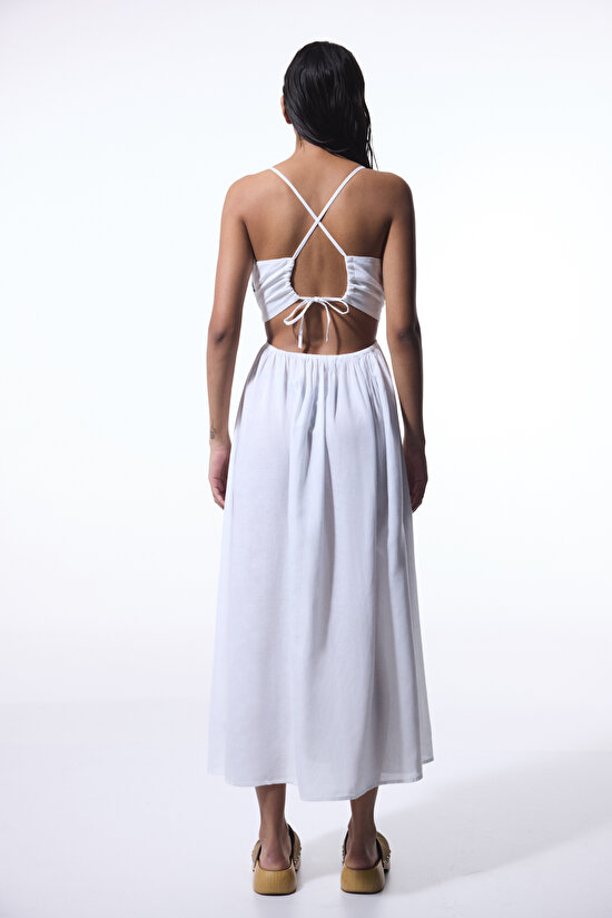 Beyaz Grace  Plaj Elbisesi Beyaz Grace  Plaj Elbisesi - 3