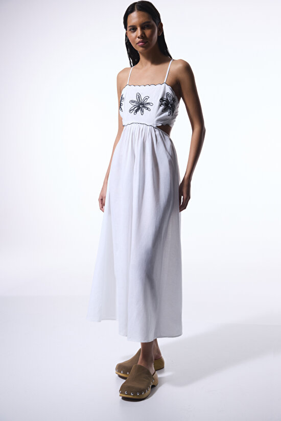 Beyaz Grace  Plaj Elbisesi Beyaz Grace  Plaj Elbisesi - 4