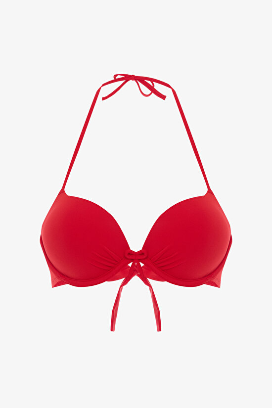 Kırmızı Push Up Bikini Üstü - 5