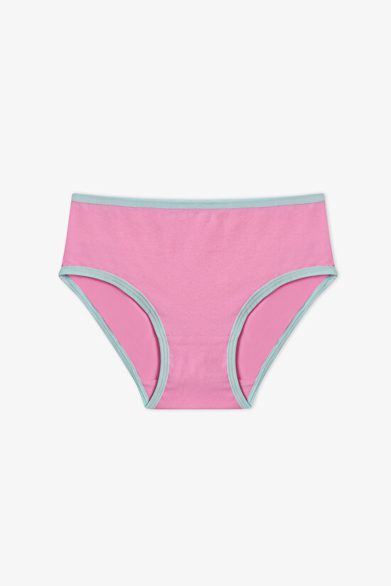 Kız Çocuk Pembe Sitting Deniz Kızı 5'li Slip Külot - 3